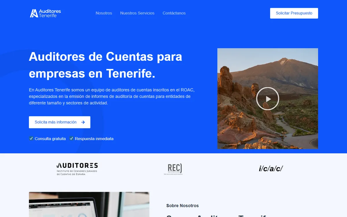 Web de Auditores Tenerife